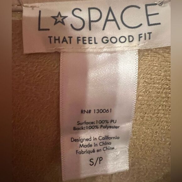 NWT L*Space‎ women's Echo vegan leather jacket size small - Picture 6 of 10